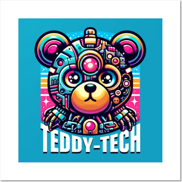 Teddy Tech Wall Art by elegantelite